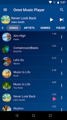 Music Player android App screenshot 0